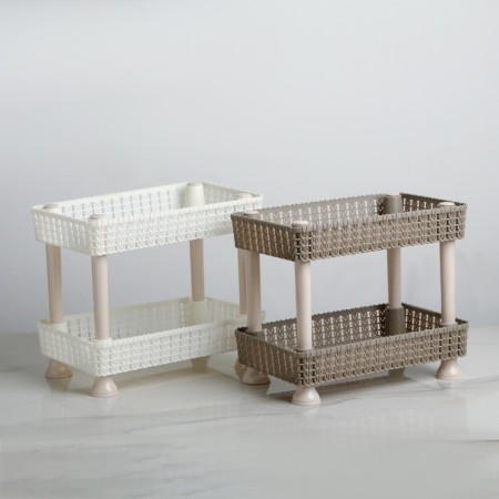 Those desktop 2 tier "Weaving", 24 × 15 × 20 cm, color mix-1