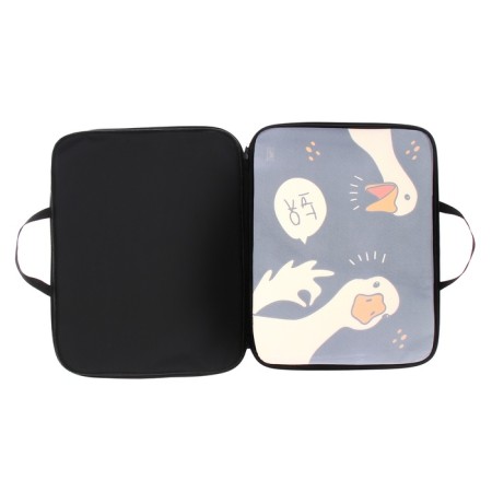 Folder for drawings and drawings A3, 470 x 350 x 20 mm, with handles, textile, calligrata "geese"-5