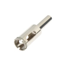 Diamond drill on glass and ceramics of the tundra, trihedral shank, 18 x 65 mm