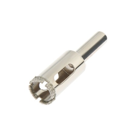 Diamond drill on glass and ceramics of the tundra, trihedral shank, 18 x 65 mm