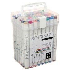 A set of art markers of 48 colors Sketch & Art 