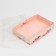 Confectionery packaging, Makarun with PVC lid, "Flowers", 17 x 12 x 3 cm