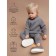 Sweater Children's Knitted Amarobaby Warm, height 92 cm, color gray color