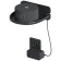 Red Line holder for smart speakers, universal, with an mount in the wall, black