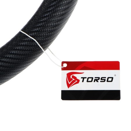 Braid to the steering wheel Torso, under carbon, size 38 cm, black-2