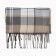 Male scarf, beige color/cage, size 31x170