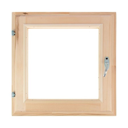 Window, 50 × 50cm, double glass of linden-1