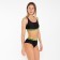 Separate swimsuit, black/light green color, size 42
