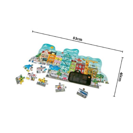 Animated puzzle "City"-3