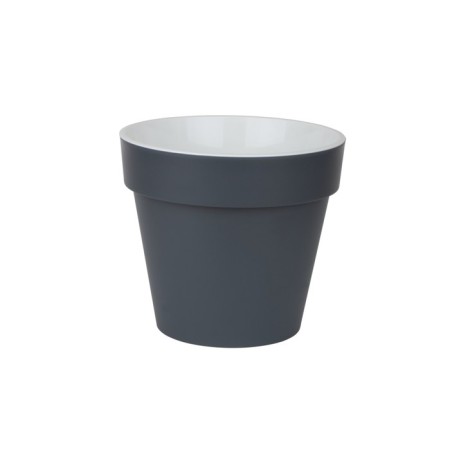 Plastic pot with the “Proteus” tab, the color of the anthracite