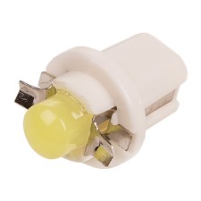Лампа светодиодная Skyway B8.5, 12 В, 1 COB диод BAX10D, белая, S08201396