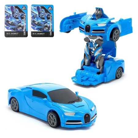 Robot Radio -controlled "Autobot", transforms, works from batteries, mix-1