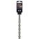 Tundra tundra boat, cross tip, double spiral, SDS-Plus, 16 x 310 mm