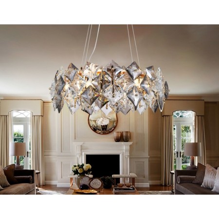Crystal chandelier with Ambrella Light, Traditional, TR5186, E14, Color Gold-1