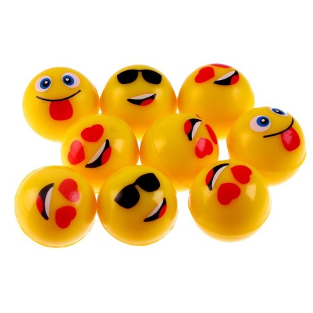 Rubber ball "Smiley", 3.2 cm-1