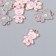 Decor for creativity metal, enamel "Mishka with heart" mix 1.7x1.3 cm