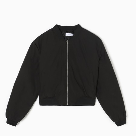 Jacket (bomber) Women's mist size m, black-8