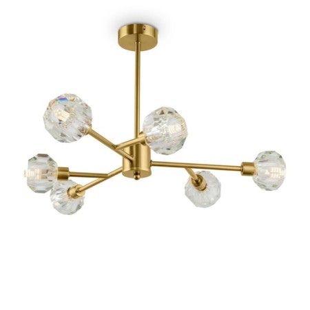 Grace chandelier, 6x40W G9, bronze color-1