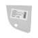 Rubber Tundra Spatula "Parus", white, 80 mm