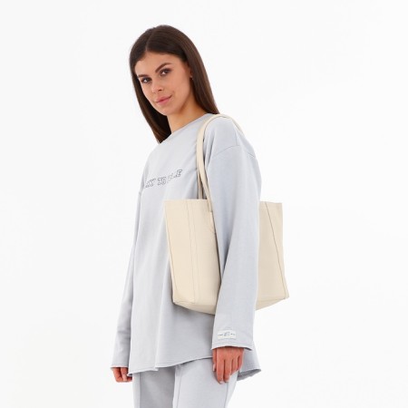Zipper bag with lightning, milk color-6