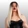 Artificial wig, simulation of the skin, 60 cm, 160 grams, light/blond color (#SHT8/SHT60A)