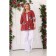 Female blouse, size 52, red color