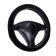 Torso steering wheel, fur, multi -size, black