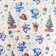 Packaging paper "Funny Bear", white craft, 80 g/m2, 50 x 70 cm