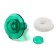 Thermal -haired construction battalion, for polycarbonate, M38, Green, 25 pcs