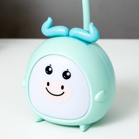 Hand lamp "Fairy -tale moose" LED 3W USB Blue 8.5x8x22 cm Risalux-7