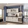Cabinet of hinged B400 Malva, 400x290x626, wenge/Loodo