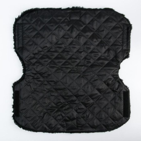 The coupling on the handle of the stroller, quilted, black color-4