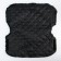 The coupling on the handle of the stroller, quilted, black color
