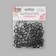 Step ring, plastic, 10 mm, 100 pcs, black color