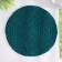 Serving napkins, D 35 cm, green, jute