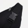 Lightning waist bag, external pocket, black color