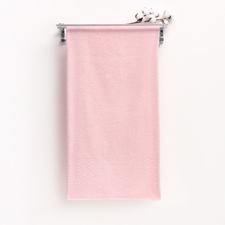 Terry towel 70x130cm, Ritmica, light pink 420 g/m, cotton 100%