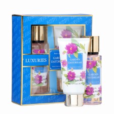 Body Luxuries gift set, the aroma of peony and jasmine: a body for body 85 ml, lotion 85 ml