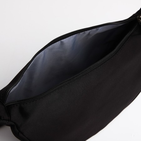 Youth bag with zipper, black color-6