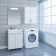 Santa Tumba "Rhodes 60" Floor with the sink "Grace 60"