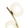 Freya Fr5444TL-03BS Donuts desktop lamp, 240x120x430 mm, G9, 3x30W, brass color
