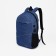 Set of a youth backpack on a zipper of textiles with USB, bag, cosmetic bag, blue color
