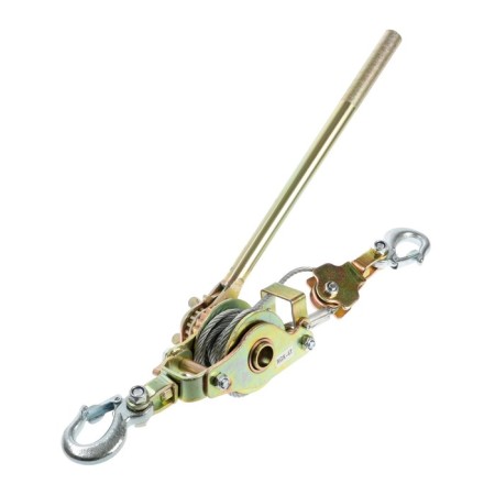 The winch of a lever tundra, a ratchet mechanism with a switch, reverse, traction 4 tons, cable 2 meters-5