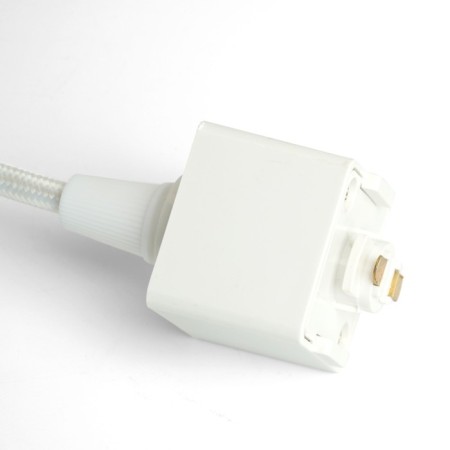Snow -phase track lamp for Feron AL197, IP20, E27, 50 W, 90x90x145 mm, white color-7