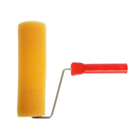 Lom roller, "cheese", foam rubber, 230 mm, handle d = 6 mm, d = 80 mm-5