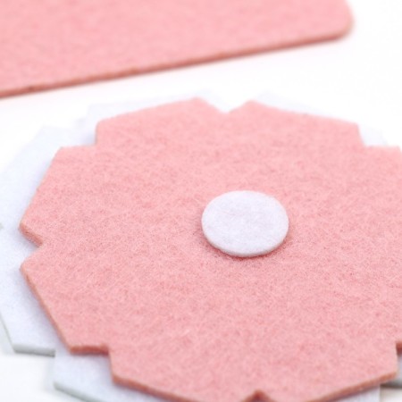 Set for creativity: a felt decor and the creation of a wallet made of felt "style"-3