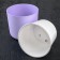 Flower pot with an insert "Lyon", 3 l, lavender-white color