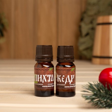 Set 2 Aromamaria 10 ml "Happy New Year! With a light steam!" fir, cedar-1