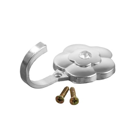 Single -rod hook for curtains Cappio KC117, bronze color, 2 pcs-6