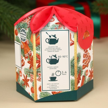 New Year! Black tea "Sweet New Year", taste: MULLLINTVEN, 50 g.-3